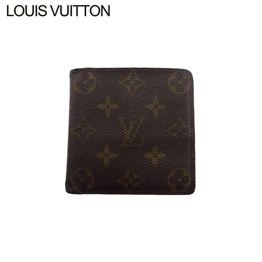 LOUIS VUITTON Bifold Wallet M61665 Brown beige Porte Billets Cartes Crdit Monet