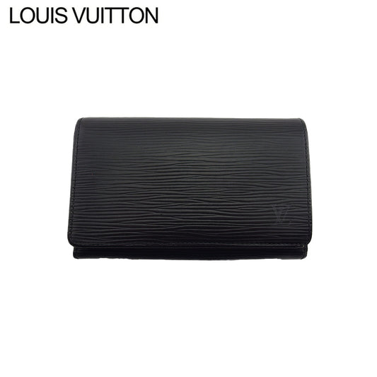LOUIS VUITTON Long Wallet Purse M63502 black Portonebi Tresol