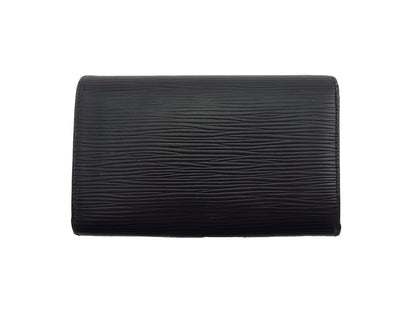 LOUIS VUITTON Long Wallet Purse M63502 black Portonebi Tresol