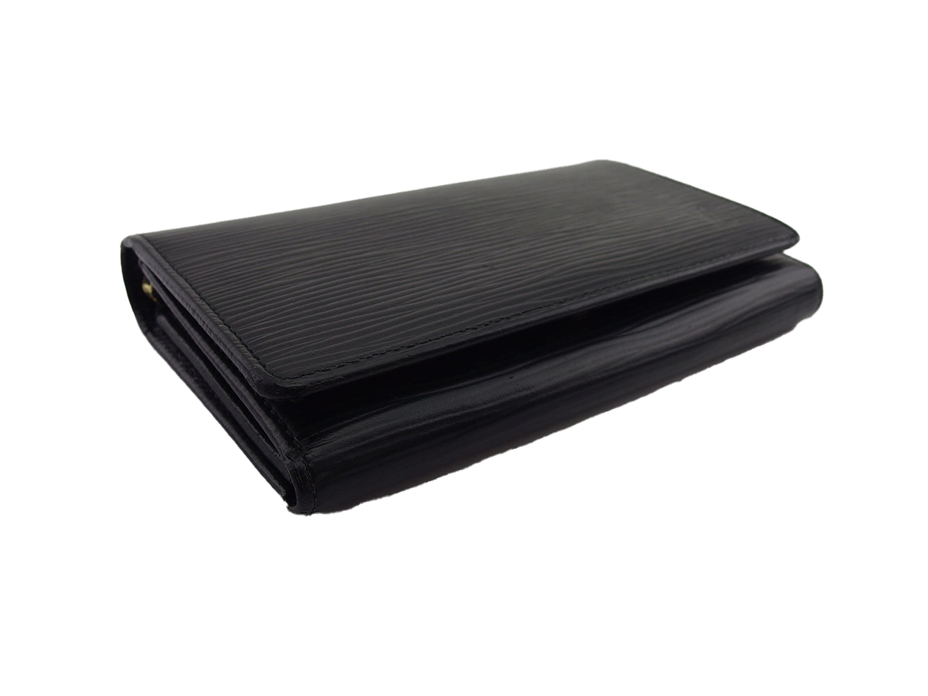 LOUIS VUITTON Long Wallet Purse M63502 black Portonebi Tresol