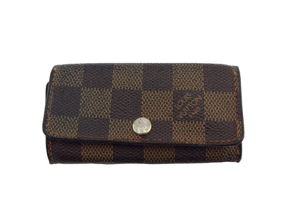 LOUIS VUITTON Key case Key holder N62631 Brown beige Multicles4