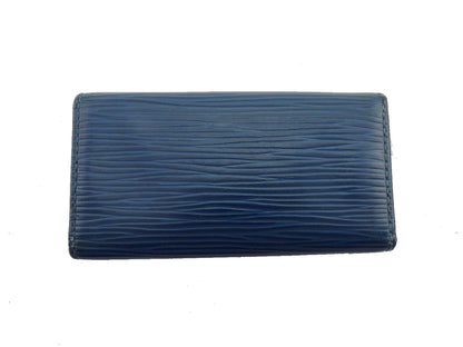 LOUIS VUITTON Key case Key holder blue Multicles4