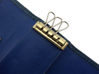 LOUIS VUITTON Key case Key holder blue Multicles4
