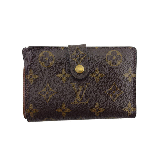 LOUIS VUITTON Bifold Wallet M61674 Brown beige Portefeuille Viennoiserie