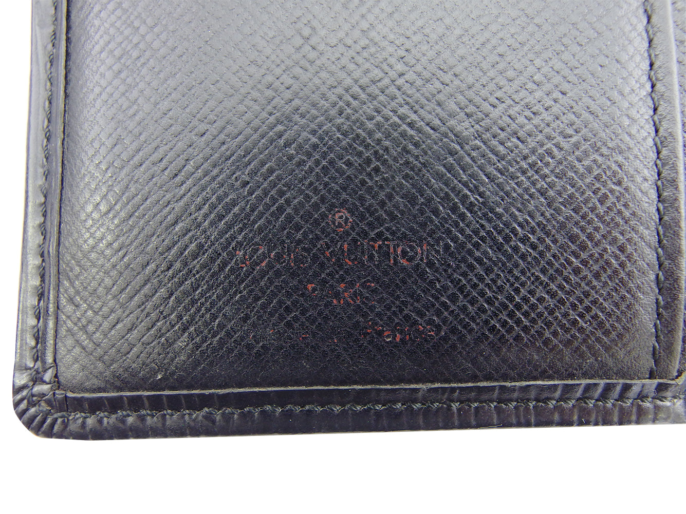 LOUIS VUITTON Bifold Wallet Noir Portonet Bie Vienova