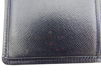 LOUIS VUITTON Bifold Wallet Noir Portonet Bie Vienova