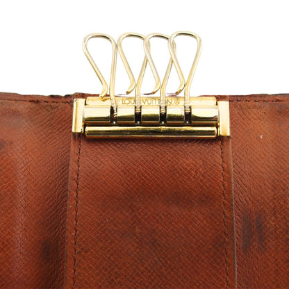 LOUIS VUITTON Key case Key holder M62631 Brown beige Multicles4