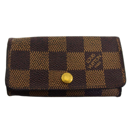 LOUIS VUITTON Key case Key holder N62631 Brown beige Multicles4