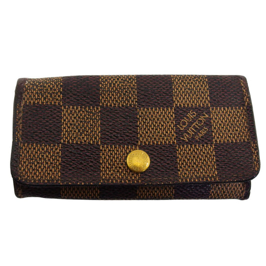 LOUIS VUITTON Key case Key holder N62631 Brown beige Multicles4