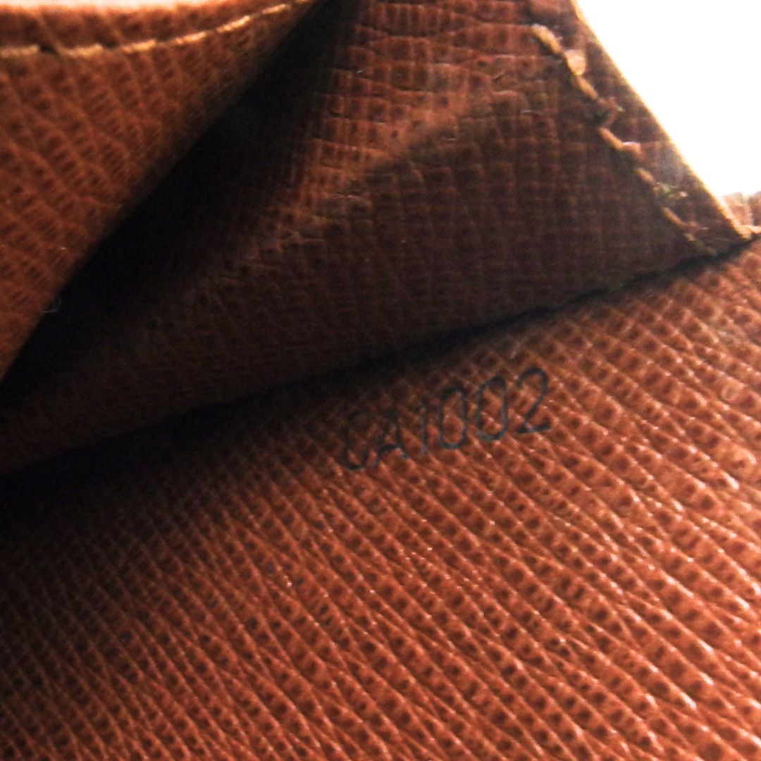 LOUIS VUITTON Bill Compartment Brown x beige Porto Circle Bifold