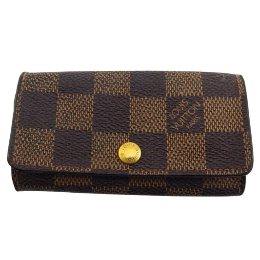 LOUIS VUITTON Key case Key holder N62631 Brown beige Multicles4