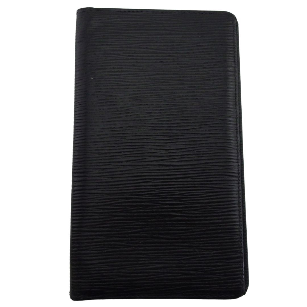 LOUIS VUITTON Bill Compartment M63732 black Portochequier Cartes Crdit