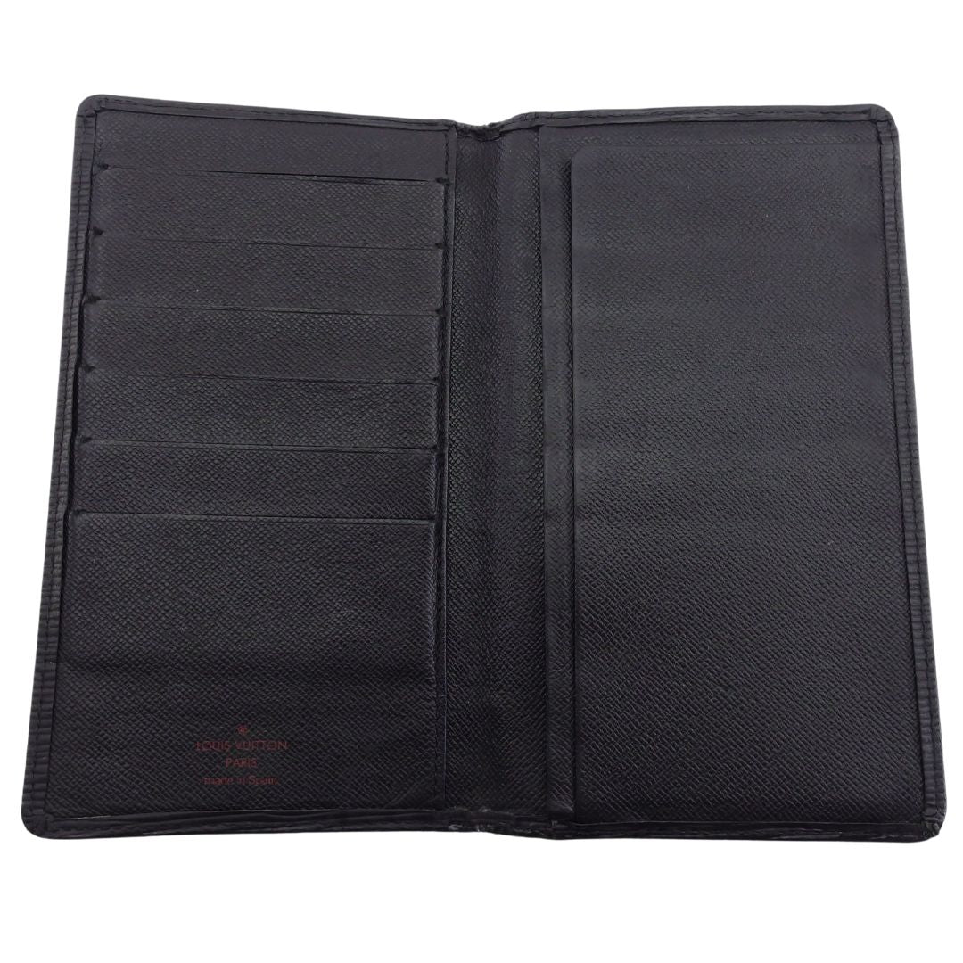 LOUIS VUITTON Bill Compartment M63732 black Portochequier Cartes Crdit