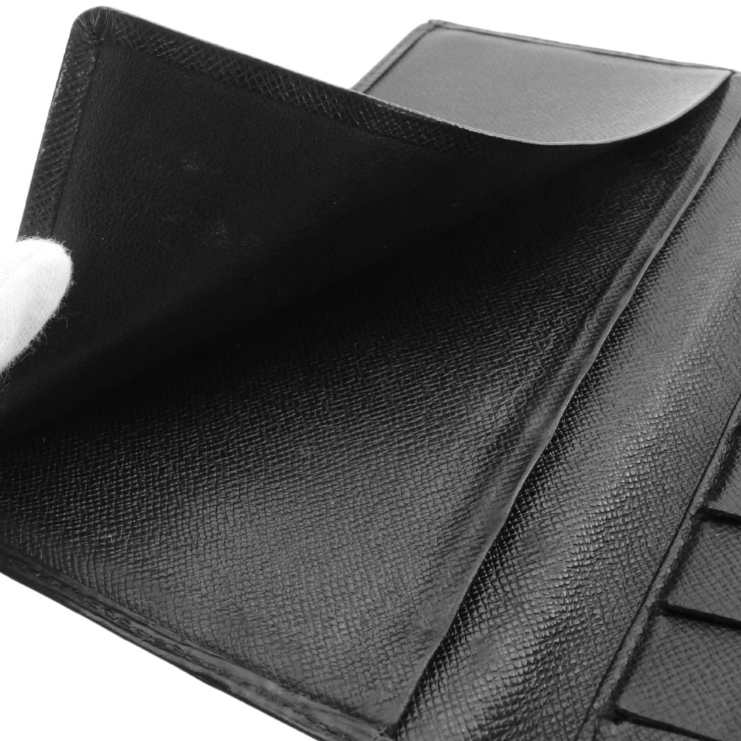 LOUIS VUITTON Bill Compartment M63732 black Portochequier Cartes Crdit