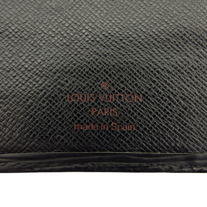 LOUIS VUITTON Bill Compartment M63732 black Portochequier Cartes Crdit