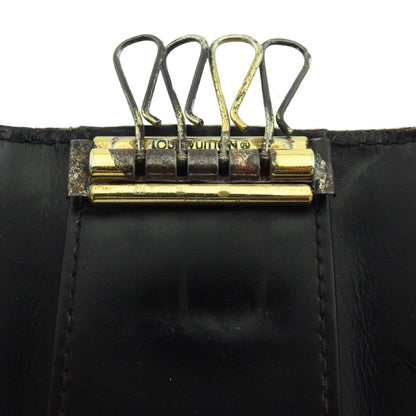 LOUIS VUITTON Key case Key holder Matte black x pink Multicles4
