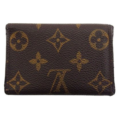 LOUIS VUITTON Key case Key holder Brown x beige x gold Multicles6
