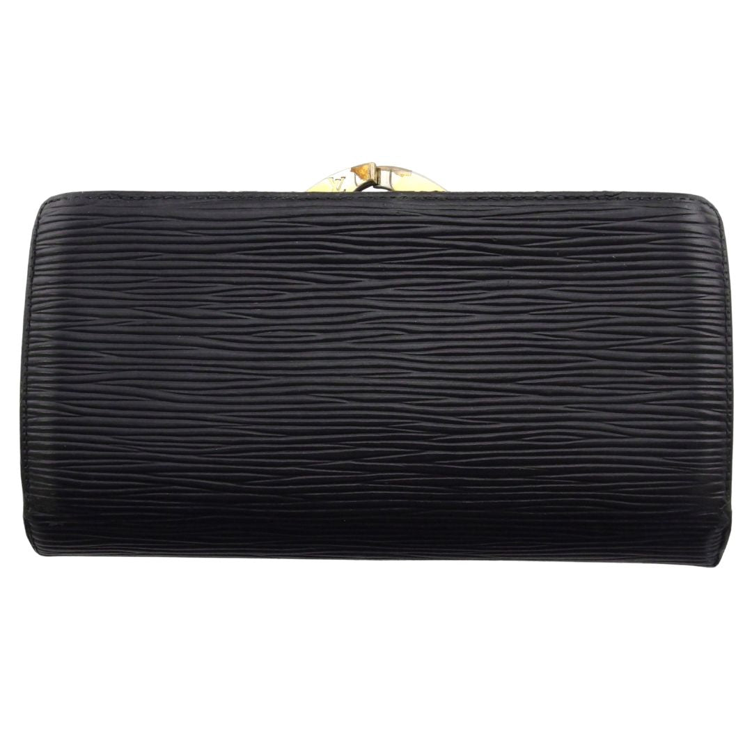 LOUIS VUITTON Bifold Wallet Noir Continental clutch