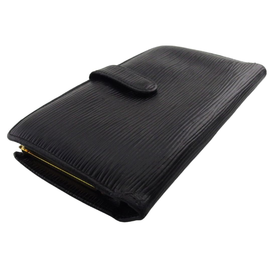 LOUIS VUITTON Bifold Wallet Noir Continental clutch
