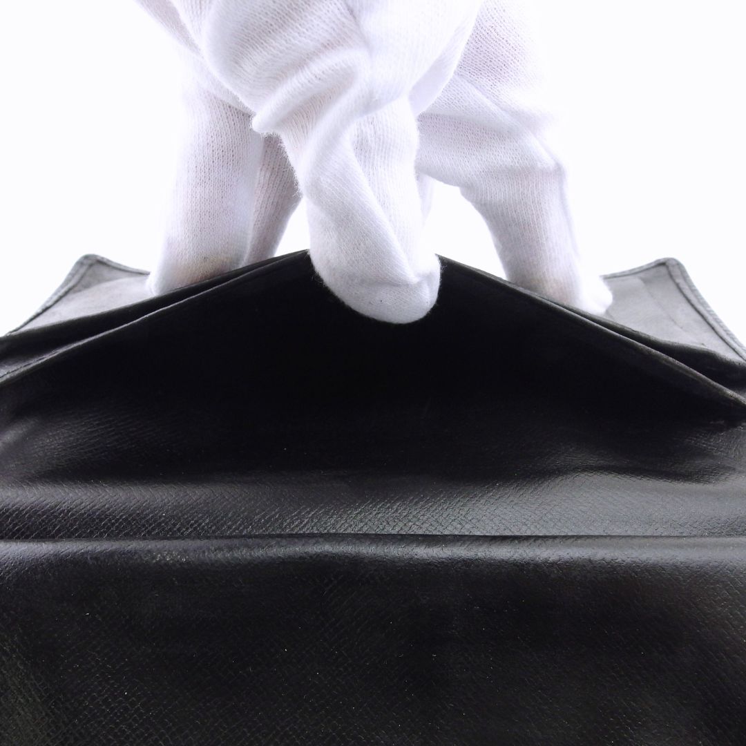 LOUIS VUITTON Bifold Wallet Noir Continental clutch