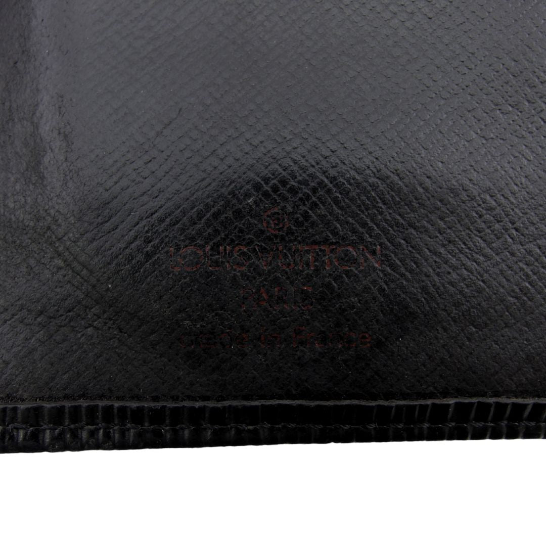 LOUIS VUITTON Bifold Wallet Noir Continental clutch