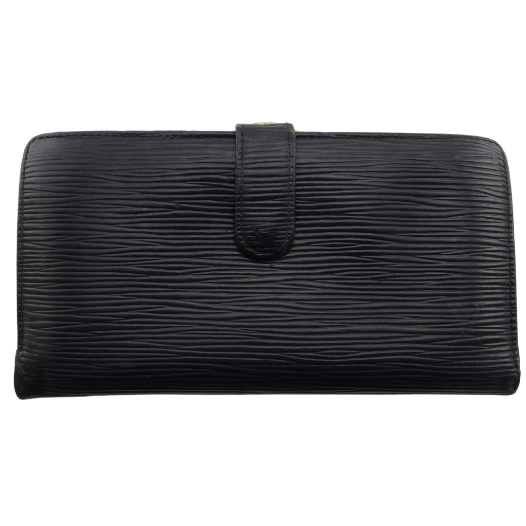 LOUIS VUITTON Bifold Wallet Noir Continental clutch