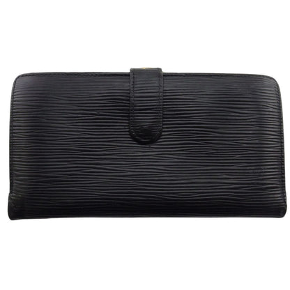 LOUIS VUITTON Bifold Wallet Noir Continental clutch