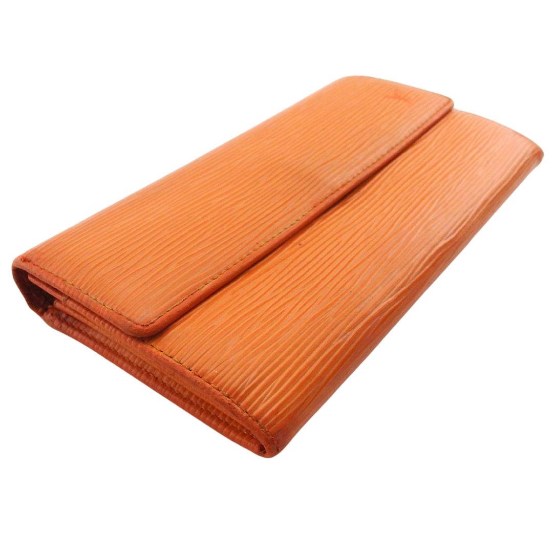 LOUIS VUITTON Long Wallet Purse Mandarin Pochette Porto Monnet Credit