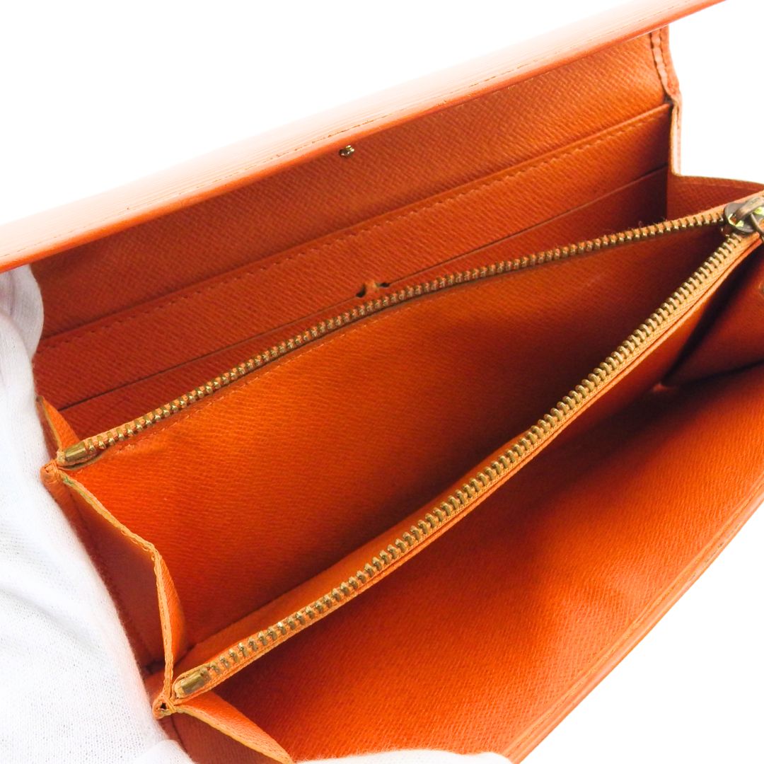 LOUIS VUITTON Long Wallet Purse Mandarin Pochette Porto Monnet Credit