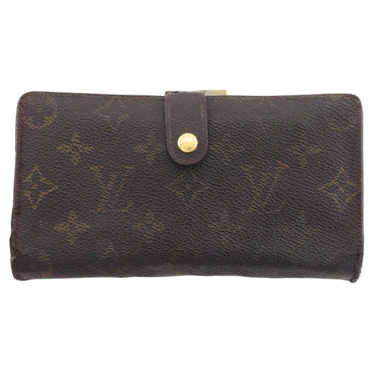 LOUIS VUITTON Long Wallet Purse T61217 Brown beige North America exclusive Continental Clutch