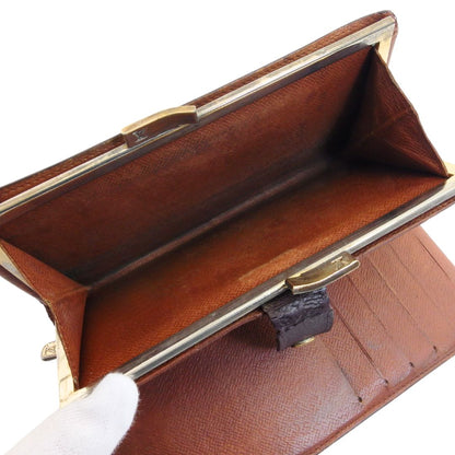 LOUIS VUITTON Long Wallet Purse T61217 Brown beige North America exclusive Continental Clutch