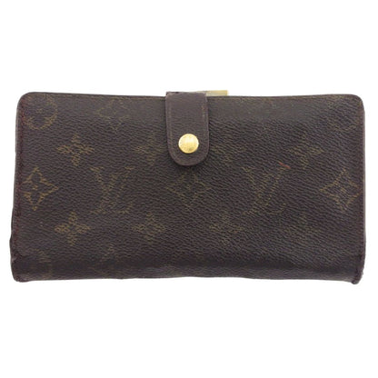 LOUIS VUITTON Long Wallet Purse T61217 Brown beige North America exclusive Continental Clutch