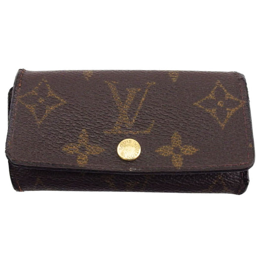 LOUIS VUITTON Key case Key holder M62631 Brown beige Multicles4