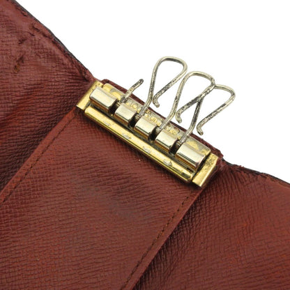 LOUIS VUITTON Key case Key holder M62631 Brown beige Multicles4