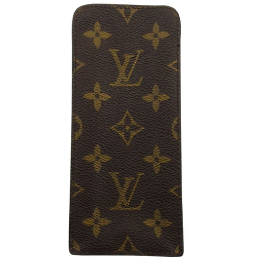 LOUIS VUITTON glasses case No.148 Brown beige Discontinued Vintage